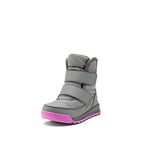 Sorel Whitney 2 Strap Waterproof Unisex Kids Winter Boots, Grey (Quarry x Grill), 3 UK
