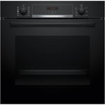 Four ecoclean - BOSCH SER4 - HQA534BB3F - Noir - 8 modes de cuisson - 59,5 x 59,4 x 54,8 cm