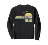 Jerusalem Israel Skyline Jewish Israeli Souvenir Women Men Sweatshirt