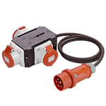 AS Schwabe Mixo Adapter/Power Splitter Versatile, Space-Saving, Universal, Mobile and Robust, 60529