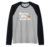 Brewing Bliss With Kombucha Home Brew Brewer Raglan Baseball Tee