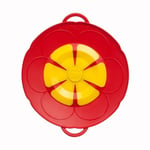 Kuhn Rikon Kochblume Spill Stopper for 14-18cm Pots + Pans Red 72010.04