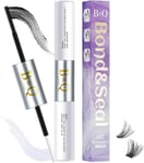 Lash Bond and Seal 10ML B&Q Eyelash Bond and Seal for Lash Clusters Long Lasting