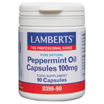 LAMBERTS Peppermint Oil - 90 x 100mg Capsules