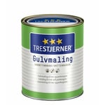 TreStjerner 80/helblank Gulvmaling 0,75 LITER