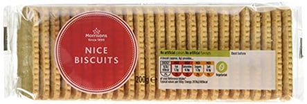 Morrisons Nice Biscuits, 200 g, Pack of 20