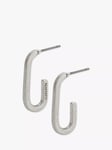 AllSaints Minimal Small Oval Open Hoop Earrings