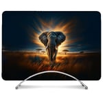 Coque Intégrale Pour MacBook Pro Touch Bar 13.3 Animal Elephant Savane