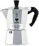 Bialetti Cafetière Moka express De Deux Tasses Aluminium Manche Ergonomique