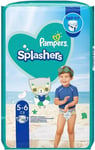 Pampers Splashers Swim Nappies Size 5 to 6 - Disposable Swimming Pants - 10 Pack