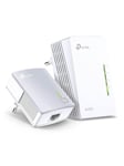 TL-WPA4221 KIT 300Mbps AV600 Wi-Fi Powerline Extender Starter Kit Homeplug / PowerLine