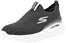 Skechers Femme GO Run Lite Aurora Sky, Textile Noir avec Bordure Blanche, 39 EU