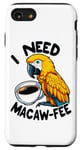 iPhone SE (2020) / 7 / 8 Gold Macaw Macaw-Fee Coffee Lover Case