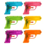 4X Kids Water Pistol Gun Set 11cm Summer Fun Garden Party Bag Filler Beach Toy