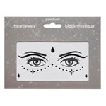 Face Jewels Black Mystique – stickers & ansiktssmycke för utklädnad och maskerad