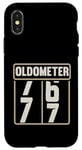 Coque pour iPhone X/XS Vintage Legend 77 Years Old Oldometer 76-77 Men Women Bday