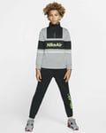 Nike Air Boys Tracksuit - Age 12-13 (Large) - Grey Black White Volt CJ7859 077