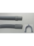 Neoperl afløbsslange h-flex 2500 mm grå