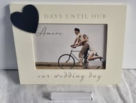 Amore By Juliana Countdown To Wedding Picture Frame 6" X 4" New Boxed