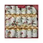 Festive Robins X-Large Handmade Luxury Christmas Crackers (6 Pack)