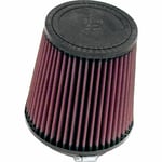 Luftfilter kn - Universal svart röd air filter 6 gasväv