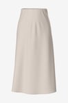 pieces - Kjol pcFranan HW Midi Skirt Noos - Grå