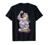 Unicorn Power for a Unicorn lover athlete bodybuilder T-Shirt