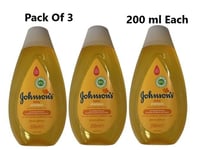 Johnson's Baby Shampoo Pure & Gentle 200ml  Pack of 3