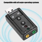 12Mbps 7.1 External USB Sound Card USB 2.0 External Sound Card  TV