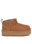 UGG Kids' Classic Ultra Mini Platform - Brown, Brown, Size 4 Older