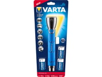 Varta 18629101421, Ficklampa, Svart, Blå, Gjuten Aluminium, Ipx4, Led, 1 Lamp(Or)