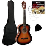 Tiger Guitare classique 3/4 Sunburst