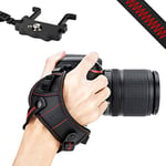 JJC DSLR Camera Hand Strap with U Plate Compatible with Nikon D850 D810 D750 D610 D7500 D7200 D7100 D5600 D5500 D3500 D3400 Canon 6D Mark II 7D Mark II EOS 5D Mark IV III 5Ds 5DsR 80D 77D 70D 60D