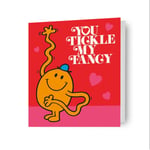 Valentine's Day Card Mr Men & Little Miss Mr Tickle Funny Cute Humour