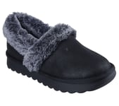 Skechers Keepsakes Cozy Up Womens Black Slip On Comfy Warm Slippers