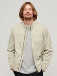 Superdry Classic Harrington Jacket - Cream, Light Grey, Size 2Xl, Men