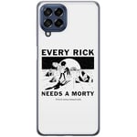 ERT GROUP mobile phone case for Samsung M53 5G original and officially Licensed Rick and Morty pattern Rick & Morty 045 optimally adapted to the shape of the mobile phone, case made of TPU
