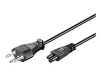 Microconnect - Strömkabel - Sev 1011 (Hane) Till Iec 60320 C5 - Ac 250 V - 2.5 A - 3 M - Svart - Schweiz