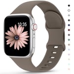 Higgs Silicone Bracelet Compatible avec Bracelet Apple Watch 40mm 41mm 38mm 44mm Ultra 2 49mm 45mm 46mm Femme, Bracelets Soft Silicone Sports pour iWatch Series (42mm 10) 9 SE/2 8 7 6 5 4 3 2 1