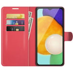 Samsung Galaxy A13 5G      Pu Wallet Case    [Red]