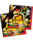 16 stk Servietter 33x33 cm - Super Mario Party