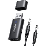 Ugreen - metteur + récepteur sans fil Bluetooth 5.1 adaptateur audio mini jack 3,5 mm noir