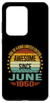 Coque pour Galaxy S20 Ultra Awesome Since June 1950 limited edition 74th Birthday