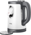 LAICA Dual Flo Electric Kettle - One-Cup Fast Boil Hot Water Dispenser -... 