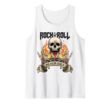 Rock And Roll Never Die Vintage Retro Rock&Roll Rock Concert Tank Top