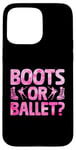 Coque pour iPhone 15 Pro Max Boots Or Ballet Sexe Révéler Future Parent Papa Maman