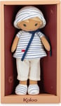 Kaloo Tendresse Eli My 1st Fabric Doll 25 cm Rag Doll Striped Tee Gift Box 0m+