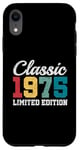 Coque pour iPhone XR 50 Year Old Classic 1975 Édition limitée rétro 50e anniversaire