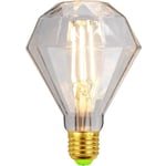 Led Vintage Ljuskällor 4W Diamond Edison Ljuskälla G95 220/240V E27 Specialitet Dekorativ Ljuskälla (Klar) [Energiklass D]