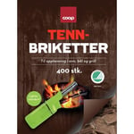 Coop Tennbriketter M/lighter 400stk